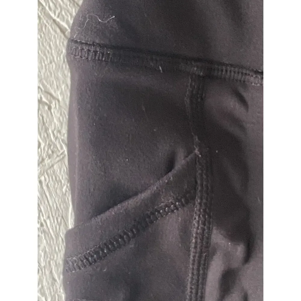 Sweetflexx Resistance Leggings W/ Pockets Womens 8 Black Workout ActiveWear NWOT